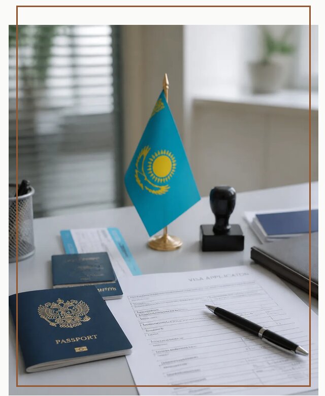 Оформление визы в Казахстан для поездки и работы в Королёве