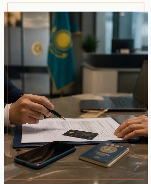 Открытие счета и банковской карты в Казахстане в Королёве